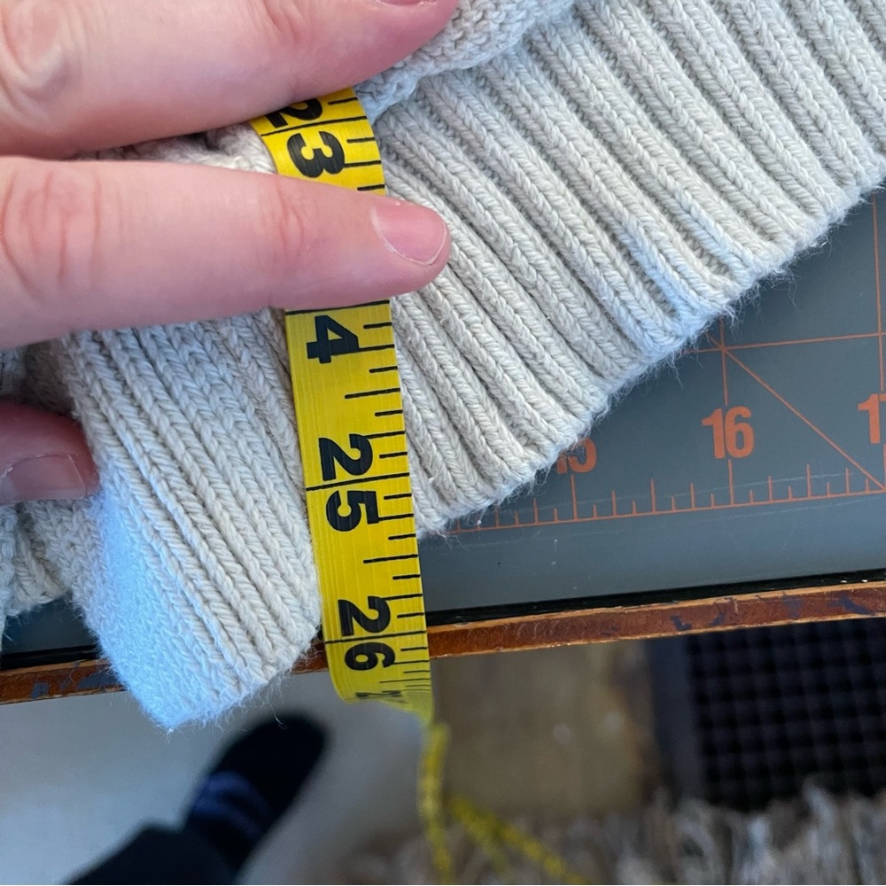 Neon Buddha Cream Knit Sweater - Picture 8 of 8